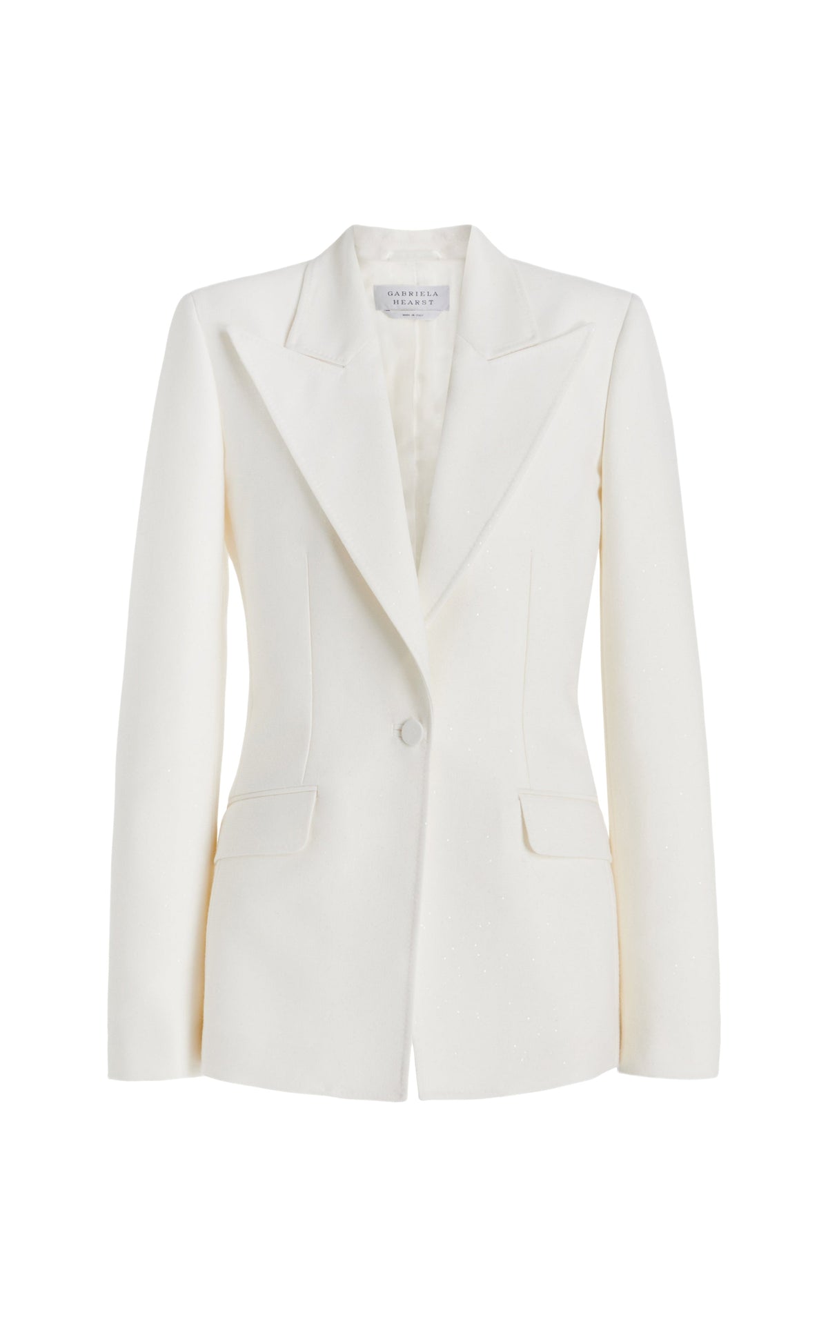 Ivory / Veste blazer Leiva en laine - Ivory