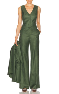 Veston Coleridge en laine - Peridot Green