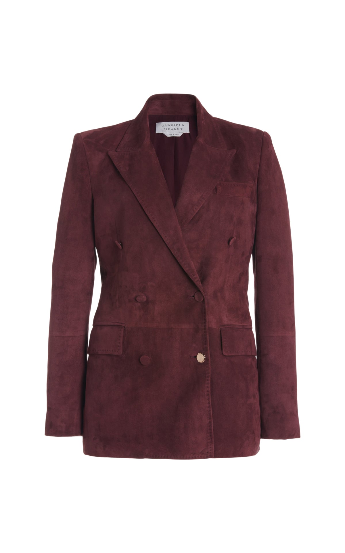 Deep Bordeaux / Veste blazer Gavin en cuir - Deep Bordeaux