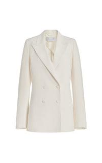 Ivory / Veste blazer Damus en soie - Ivory