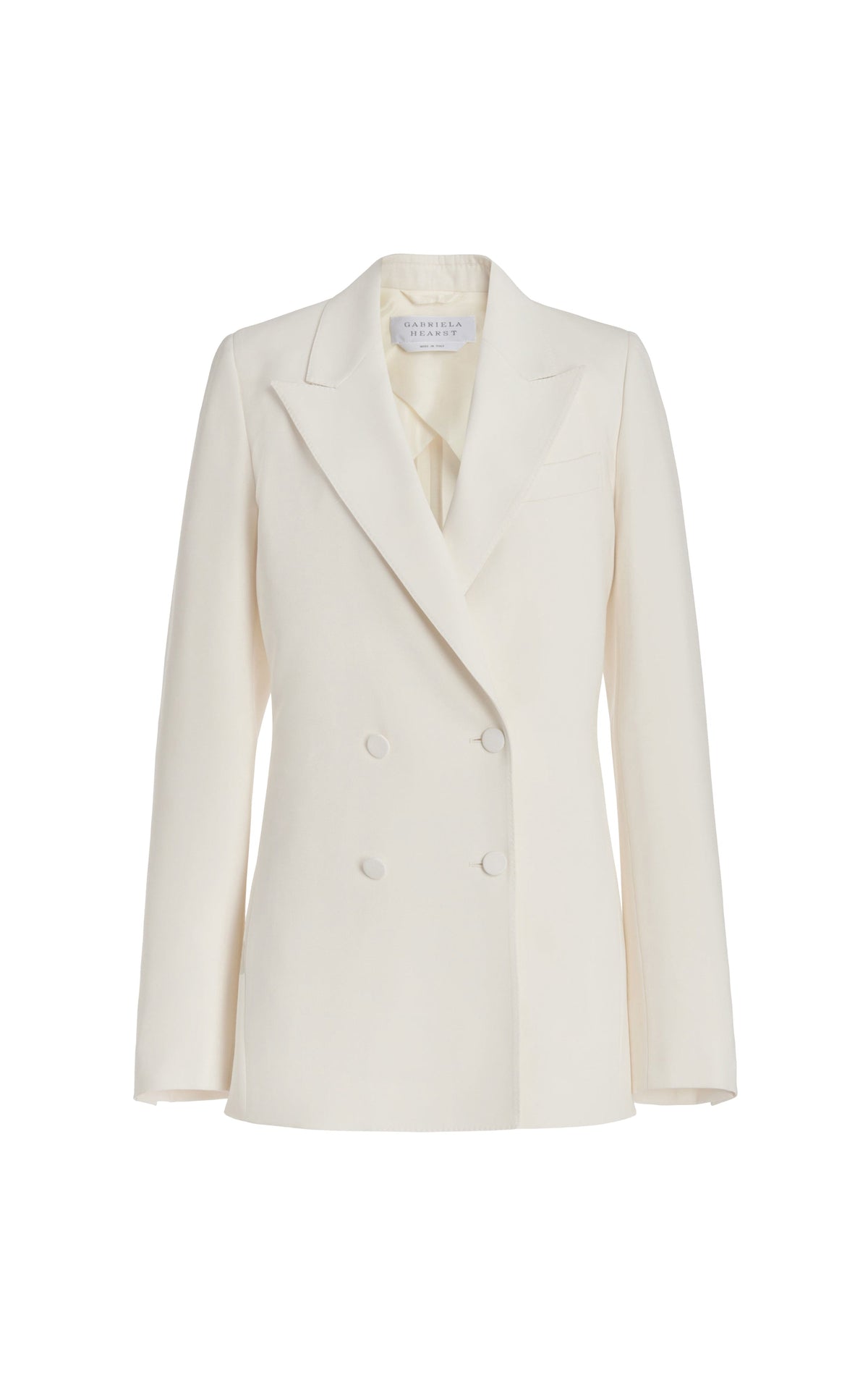 Ivory / Veste blazer Damus en soie - Ivory