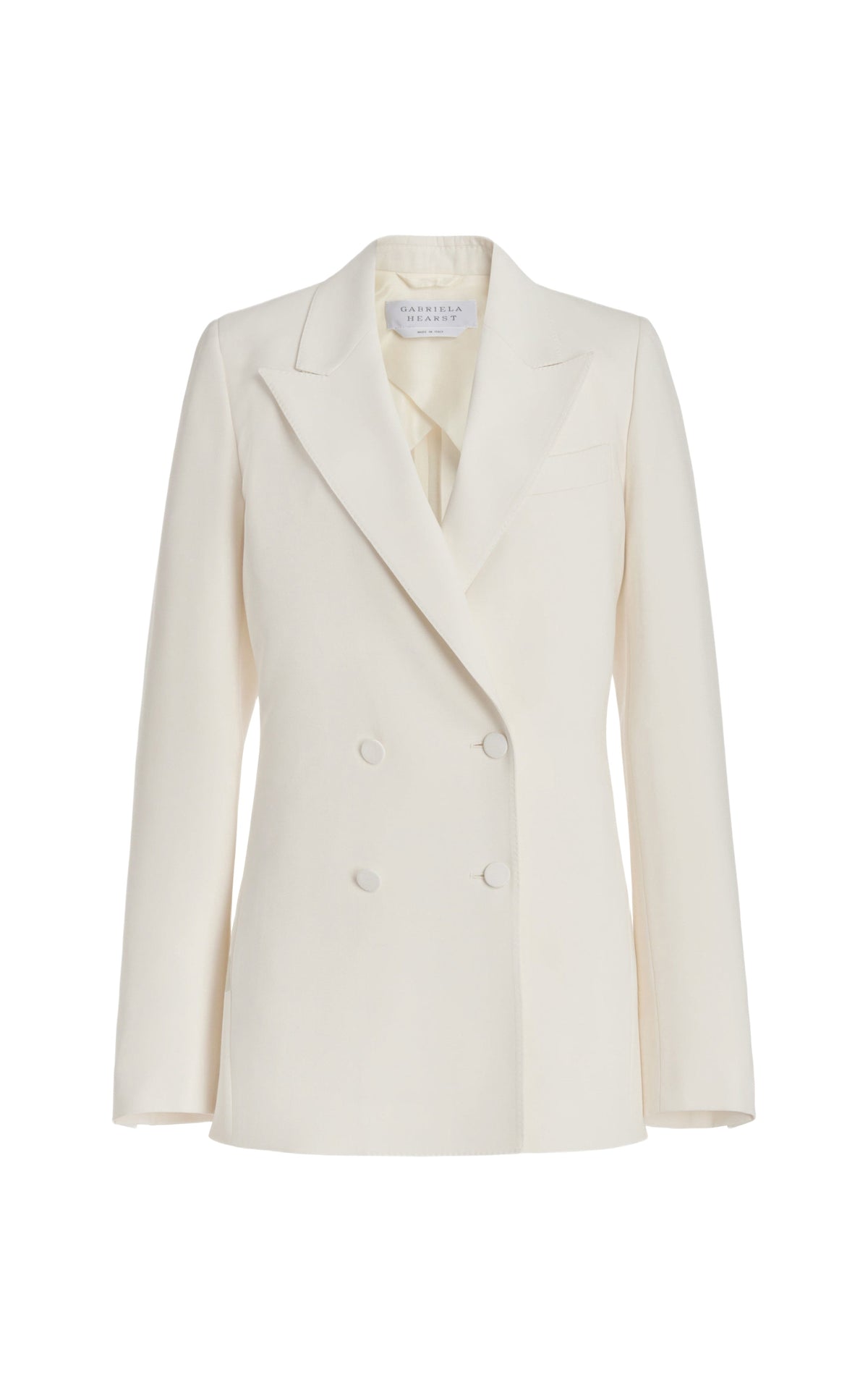 Ivory / Veste blazer Damus en soie - Ivory