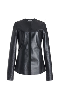Thales leather jacket - Black