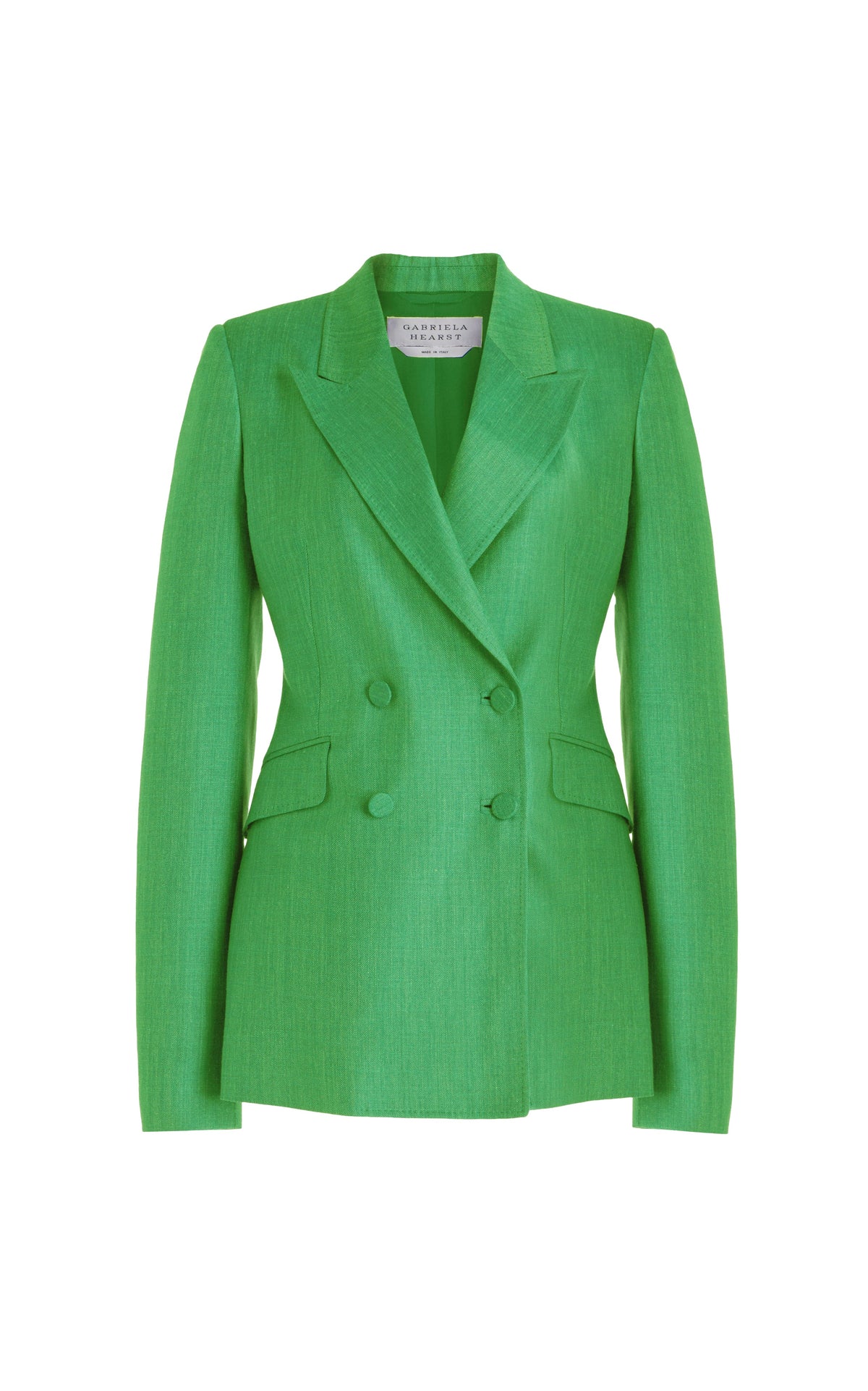 Stephanie Blazer en peridot vert uni drap de costume