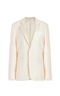 Ivory / Veste Nicolson en laine - Ivory