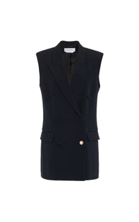 Black / Veste blazer Mayte en laine - Black