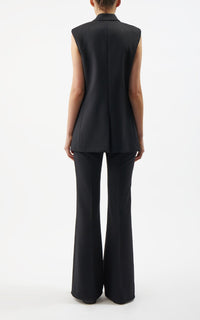 Black / Veste blazer Mayte en laine - Black