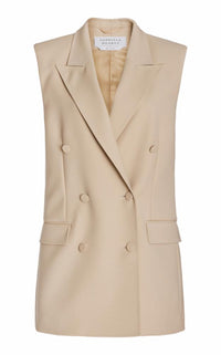 Khaki / Veste blazer Mayte en laine - Khaki