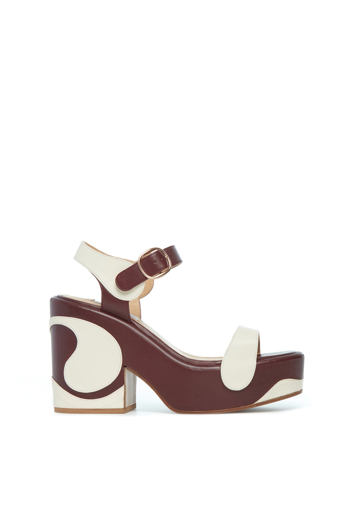 Bordeaux / Sandales Iris 100 en cuir - Bordeaux