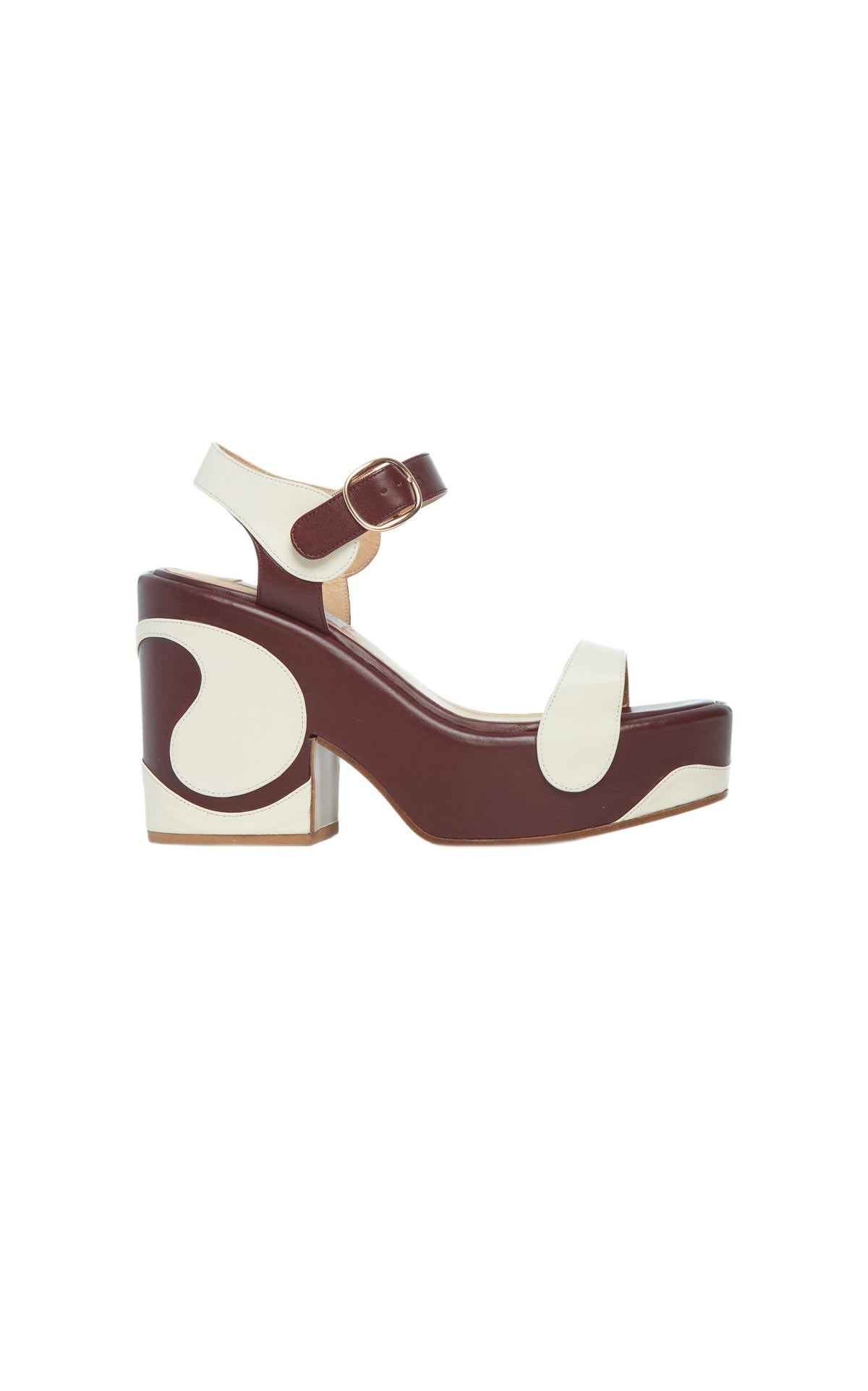 Bordeaux / Sandales Iris 100 en cuir - Bordeaux