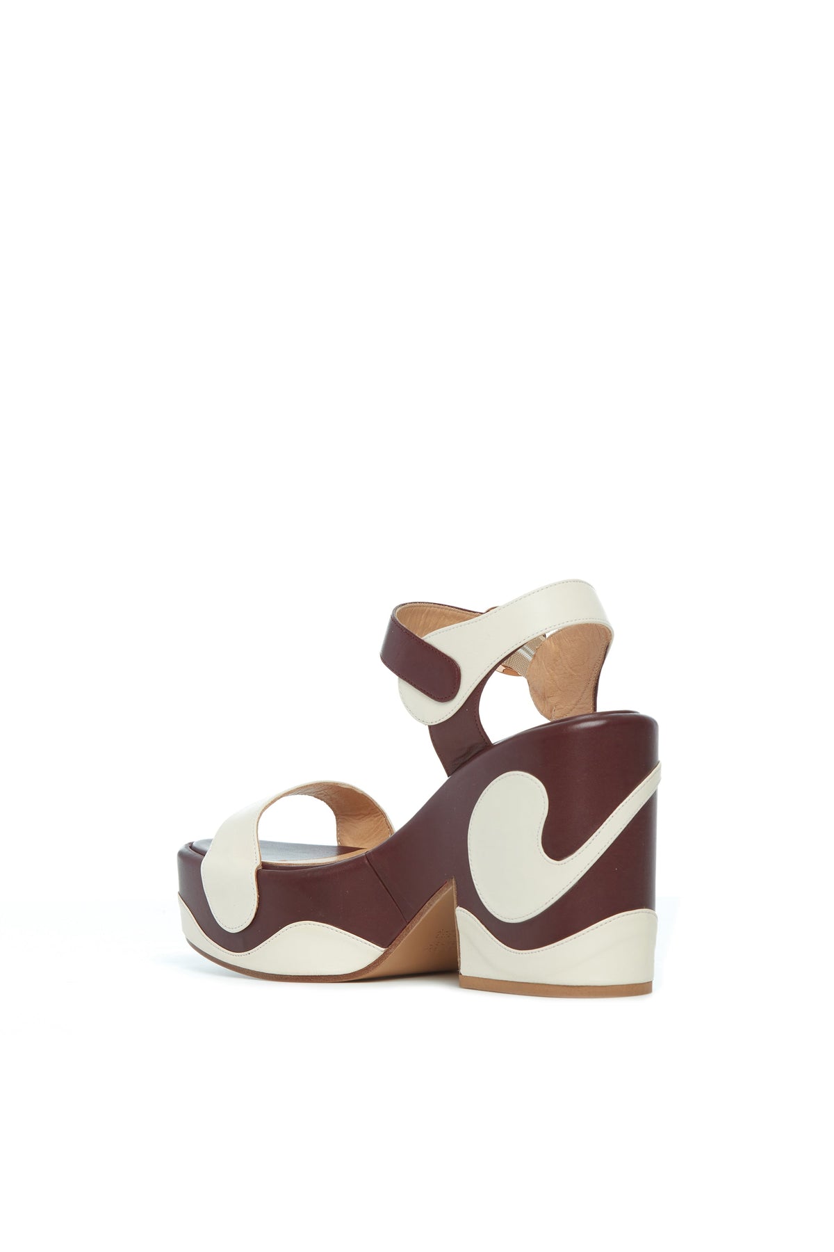 Bordeaux / Sandales Iris 100 en cuir - Bordeaux