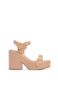 Dark Camel / Sandales Iris en cuir - Dark Camel