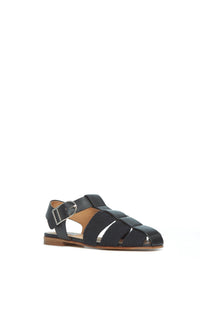 Black / Sandales Calla en cuir - Black