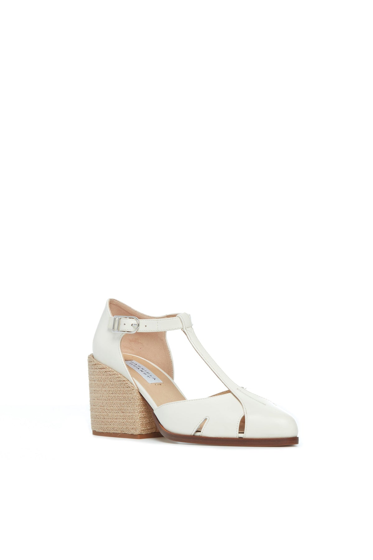 Cream / Sandales Ivy 80 en cuir - Cream