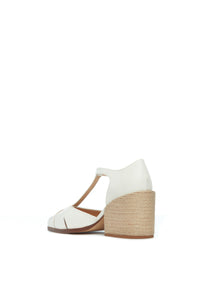 Cream / Sandales Ivy 80 en cuir - Cream