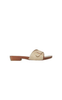 Cream / Mules Clover en jute - Cream