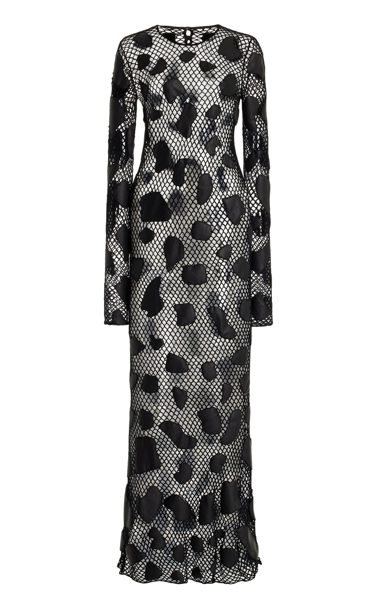 Romeo Dress en noir antilope mérinos fil