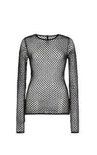 Black / Top Troth en laine - Black