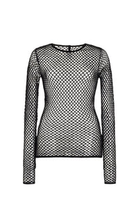 Black / Top Troth en laine - Black