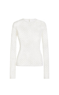 Ivory / Top Troth en laine - Ivory