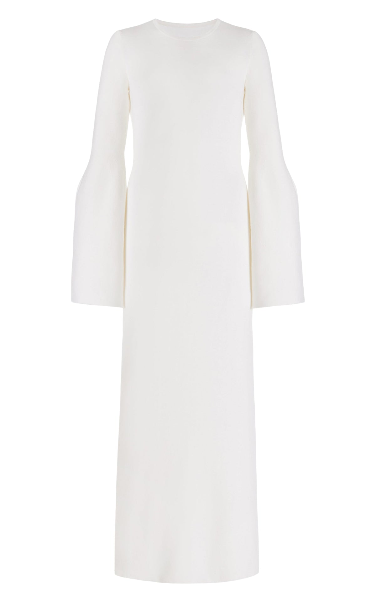 Ivory / Robe Palanco en laine et cachemire - Ivory