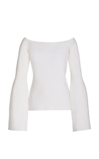 Top Ximena en laine - Ivory