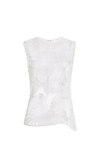 Top Thiago en dentelle - White
