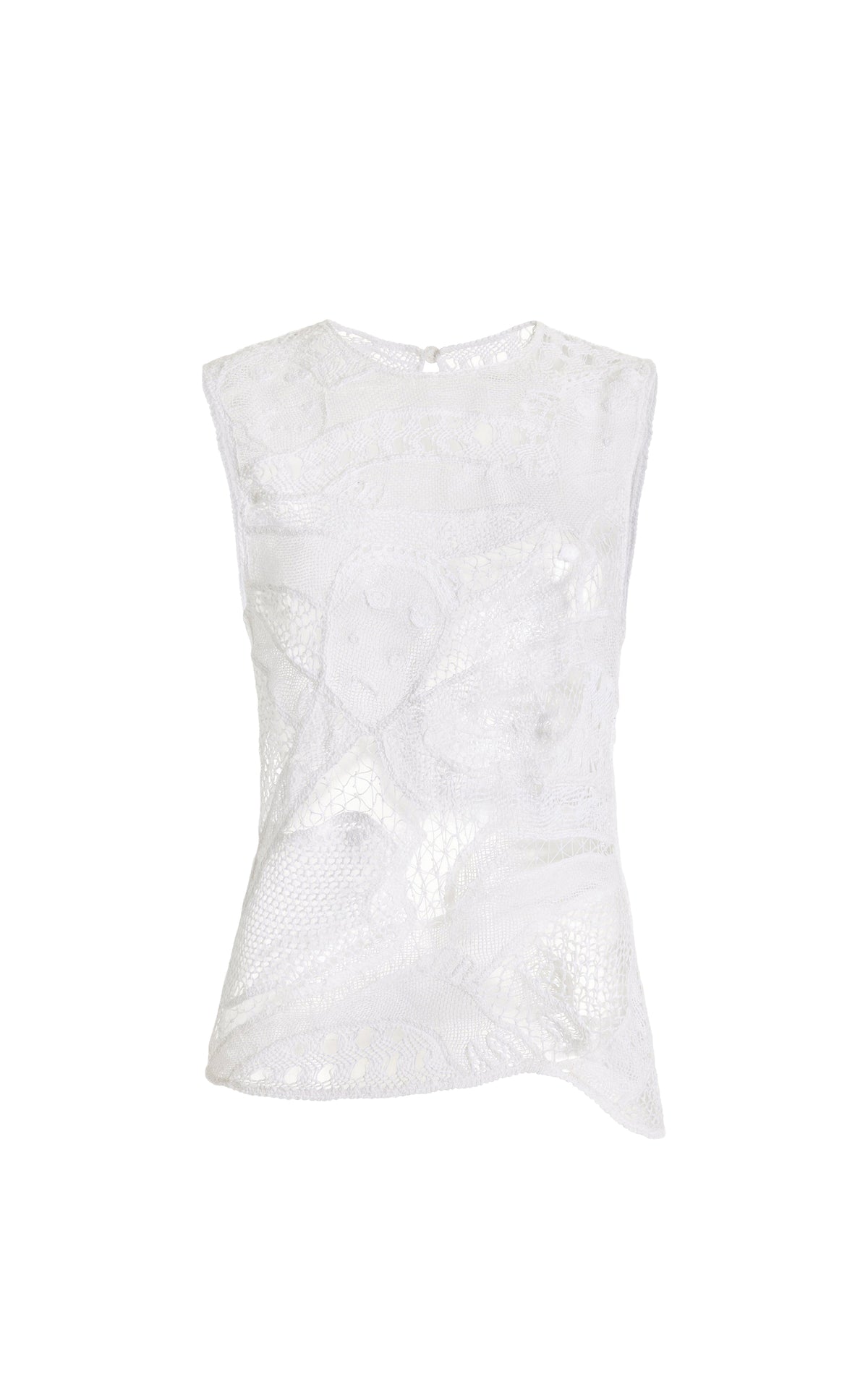 Top Thiago en dentelle - White