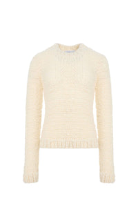 Ivory / Pull Durand en laine - Ivory