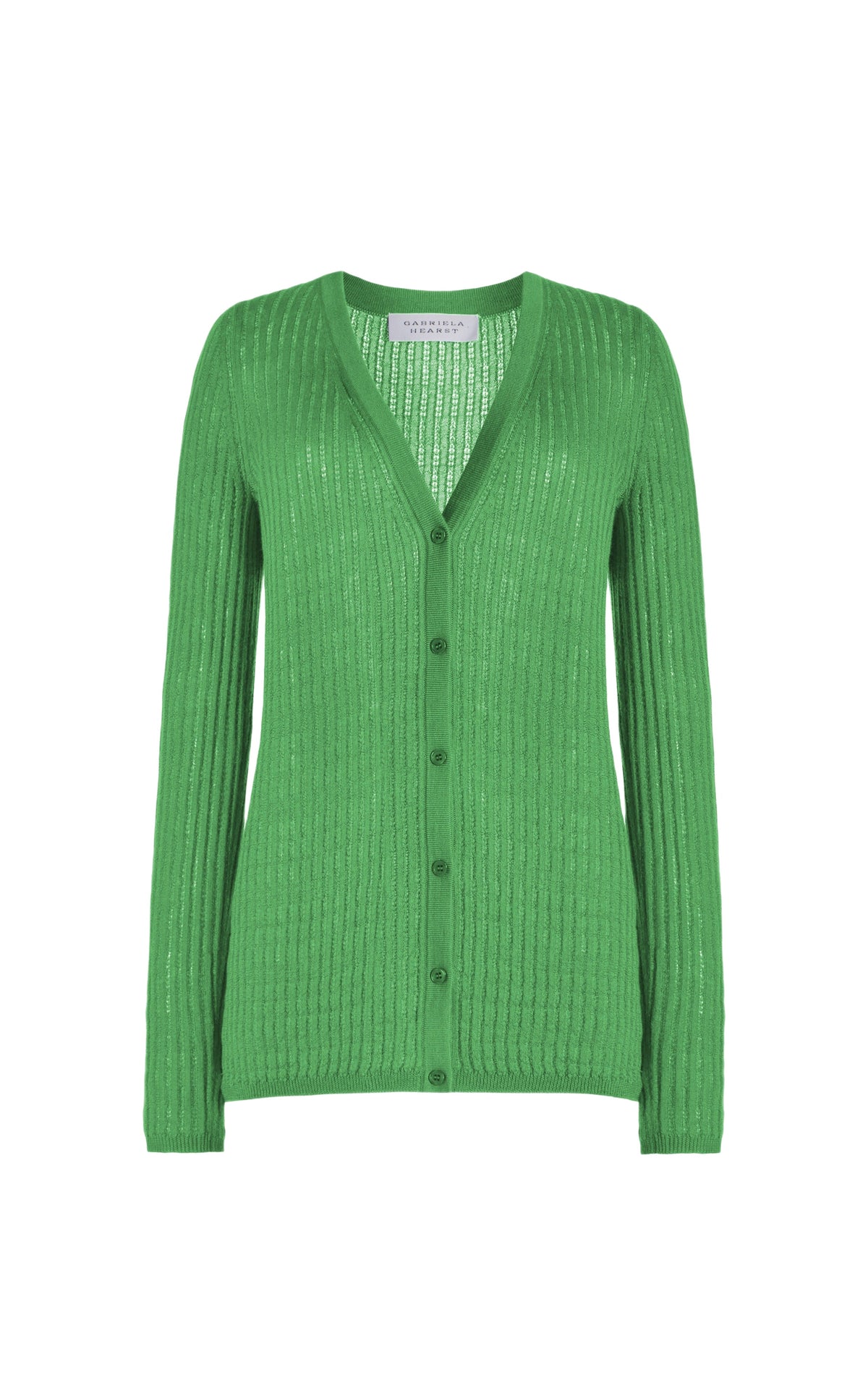 Peridot Green / Cardigan Emma en cachemire - Peridot Green