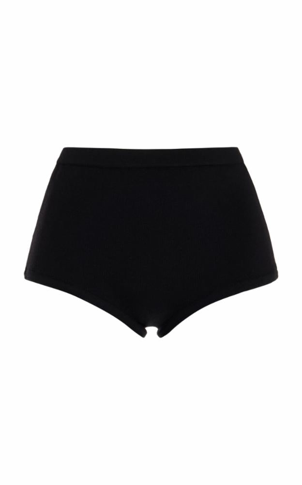 Black / Short Aris en laine - Black