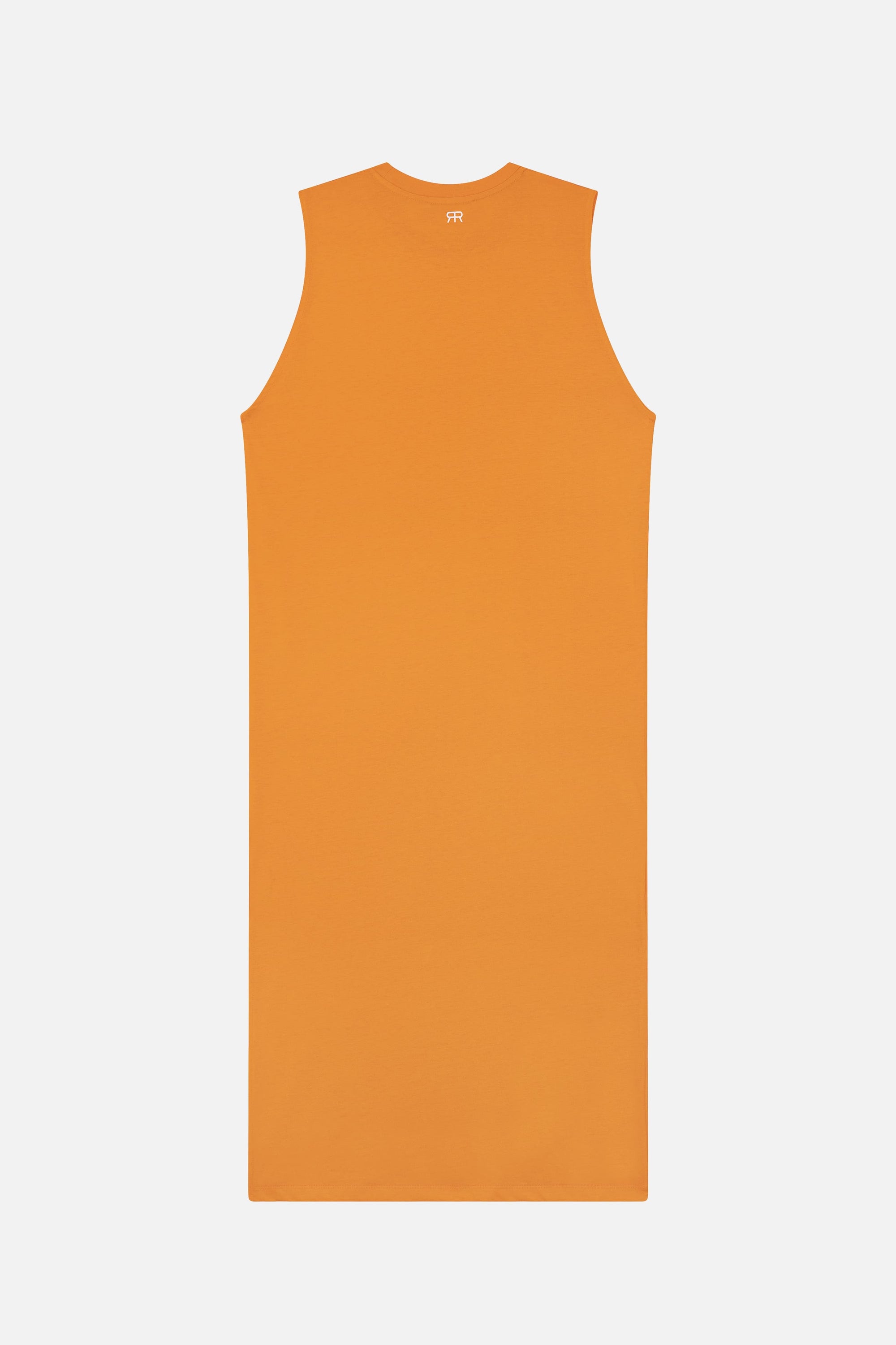 Robe longue Frizzi en coton - Mandarine
