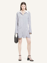 MIST ROBE CHEMISE TWIST À RAYURES