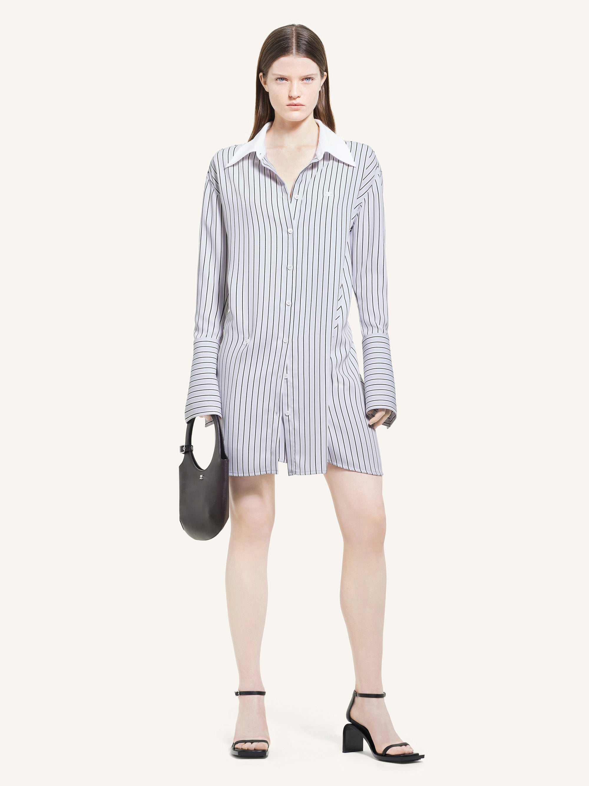 MIST ROBE CHEMISE TWIST À RAYURES