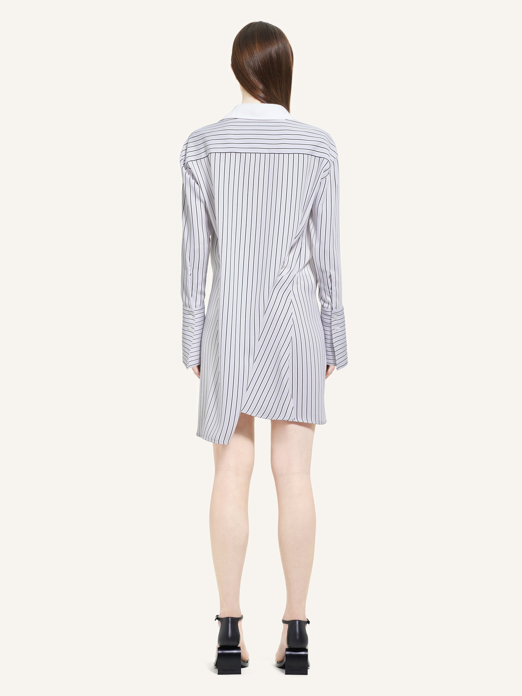 MIST ROBE CHEMISE TWIST À RAYURES