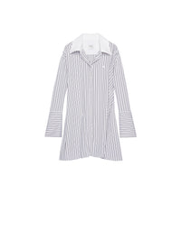 MIST ROBE CHEMISE TWIST À RAYURES