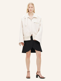 OATMEAL BLOUSON HARINGTON MODULAR EN COTON