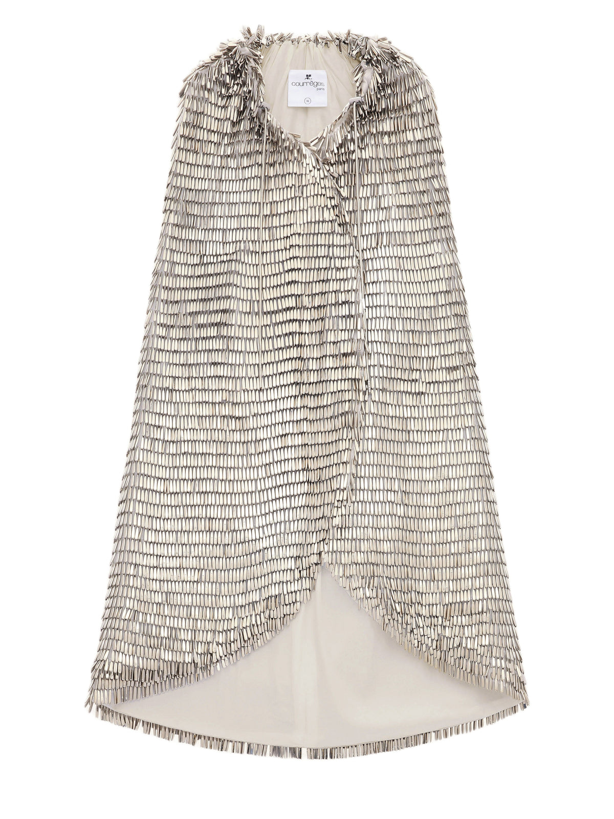 PRIX MARQUE : 1000 / EMBROIDERED ELLIPSE CAPE-TU