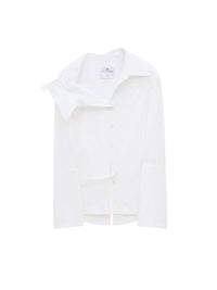 5pcs NEW / CHEMISE MODULAR EN POPELINE - Heritage white