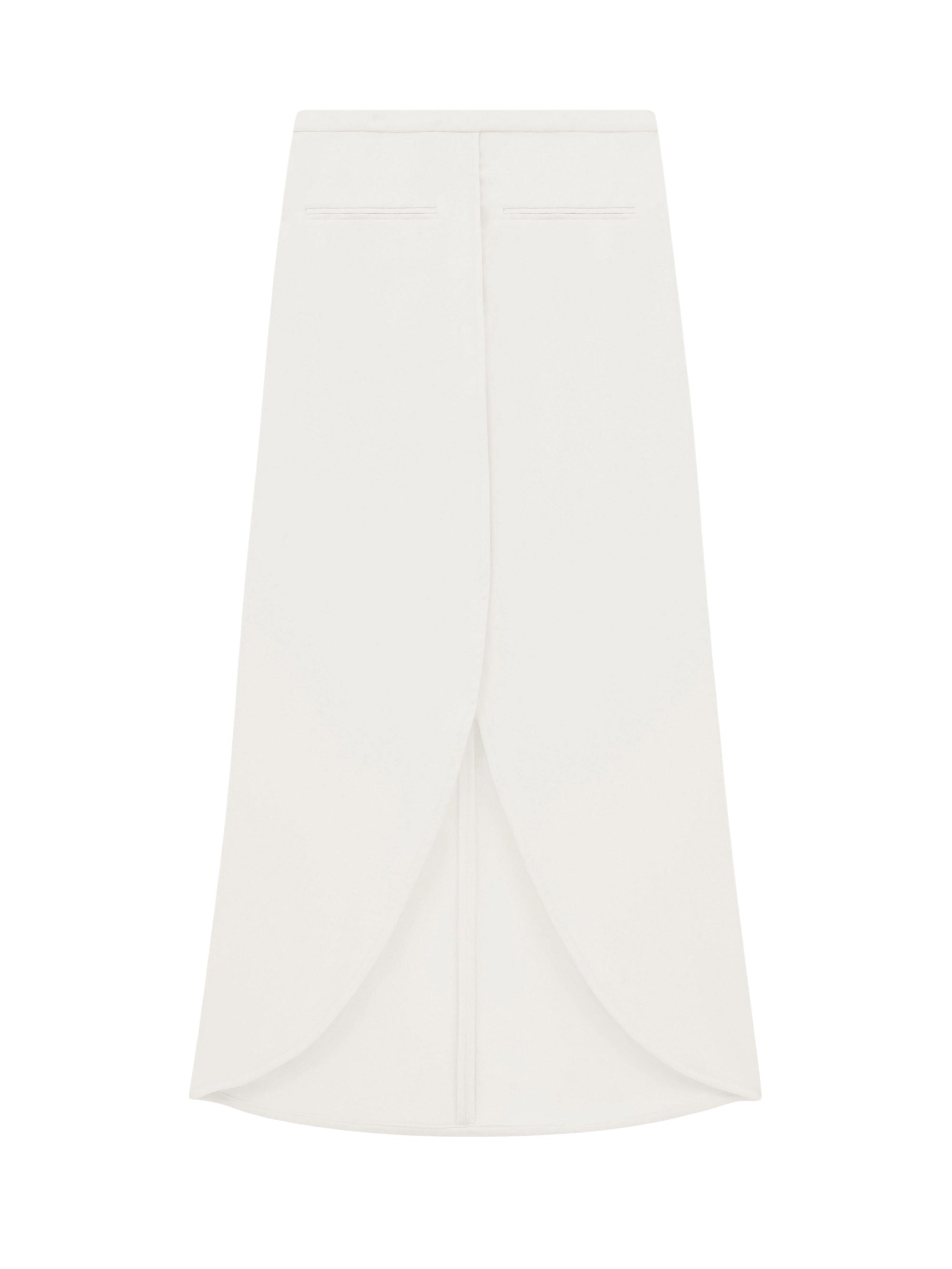 4pcs NEW / JUPE LONGUE TAILLEUR ELLIPSE - Heritage white