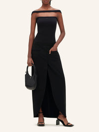 PRIX MARQUE : 140 / ELLIPSE TAILORED LONG SKIRT-34