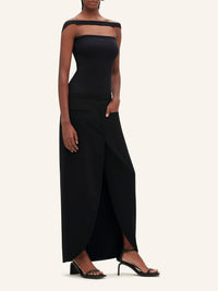 PRIX MARQUE : 140 / ELLIPSE TAILORED LONG SKIRT-34