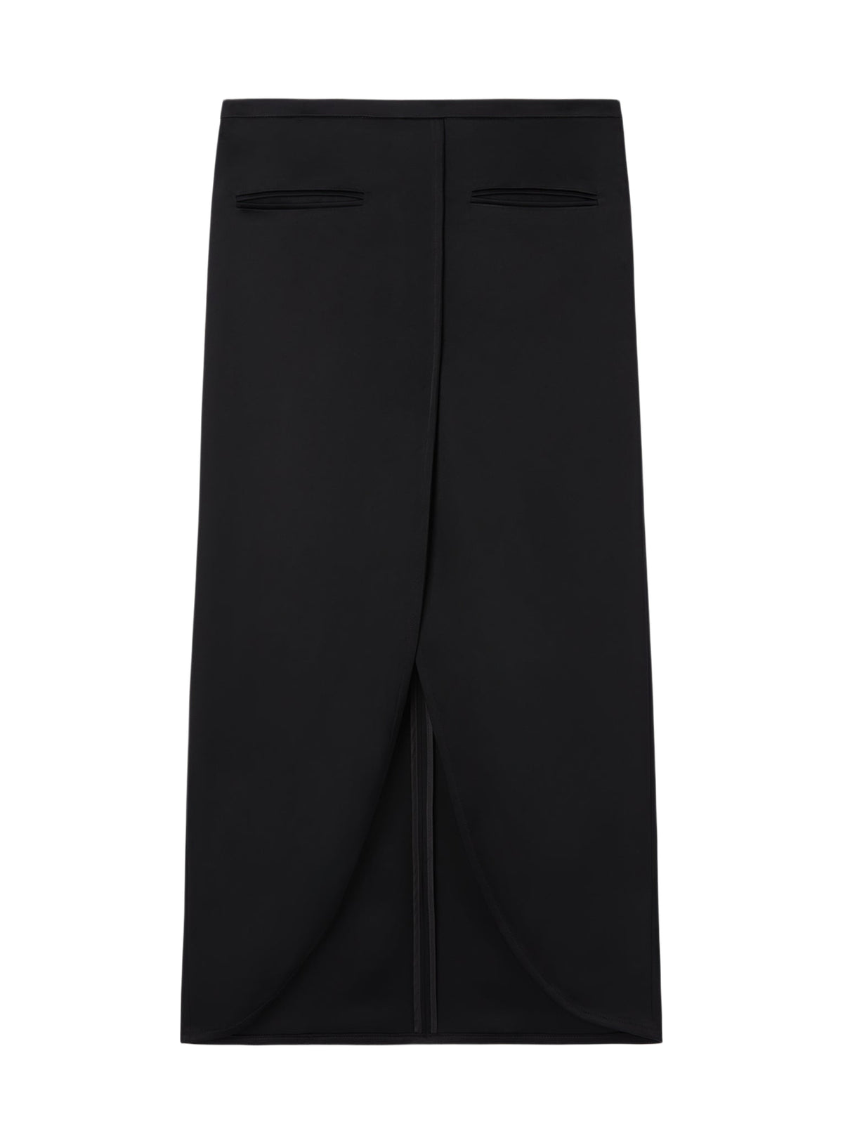 Jupe longue ajustée Ellipse - Black