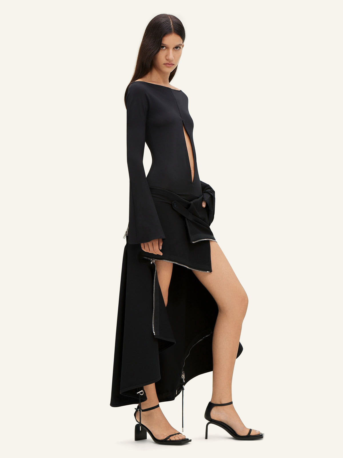 PRIX MARQUE : 120 / MODULAR COTTON LONG SKIRT-36
