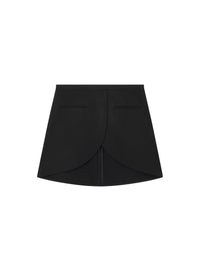12pcs NEW / MINI JUPE HÉRITAGE ELLIPSE EN CRÊPE - Black