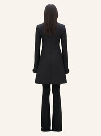 22pcs NEW / MANTEAU ELLIPSE EN TWILL - Black