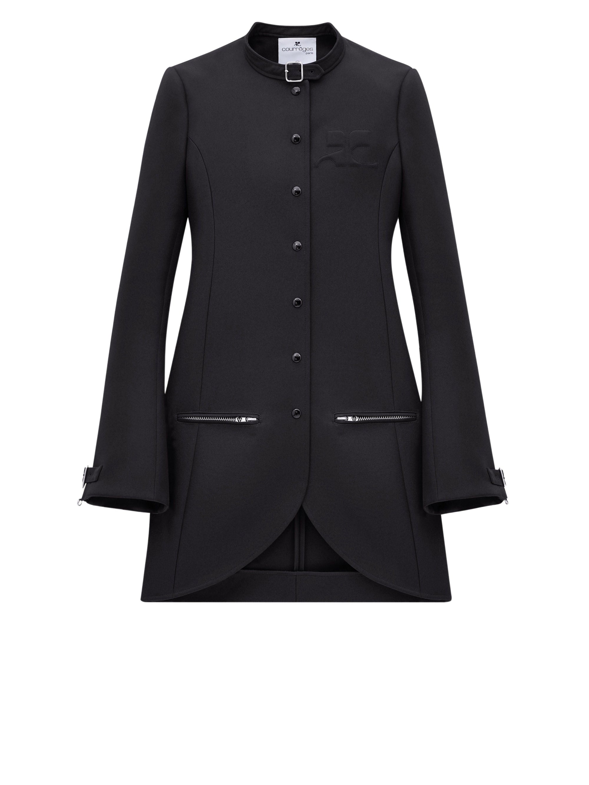 22pcs NEW / MANTEAU ELLIPSE EN TWILL - Black