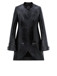 33pcs NEW / MANTEAU ELLIPSE EN VINYLE - Black