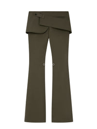 9pcs NEW / JUPE PANTALON BOOTCUT MODULAR EN COTON - Camouflage Green