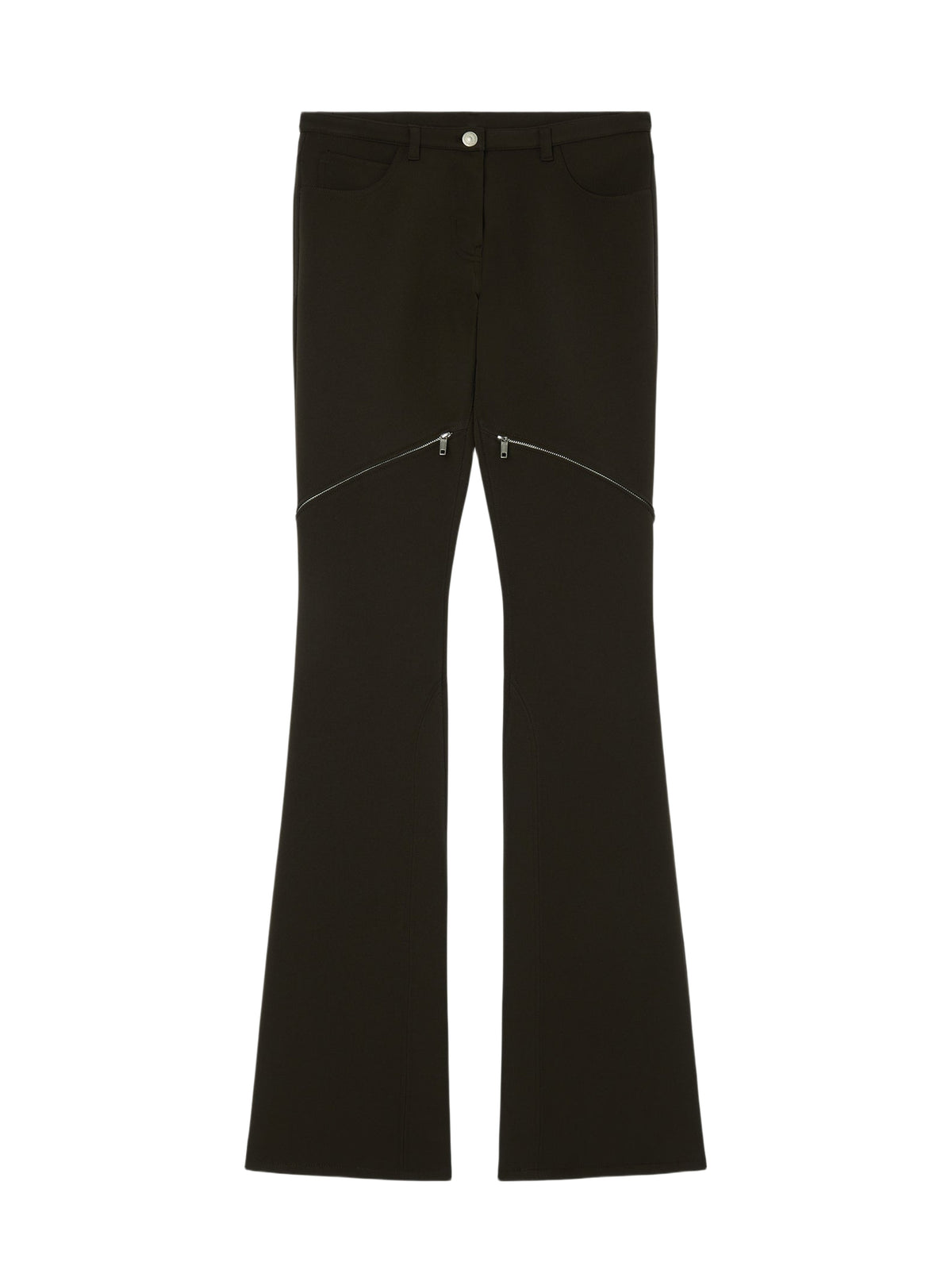 Pantalon bootcut en sergé - Mud Brown